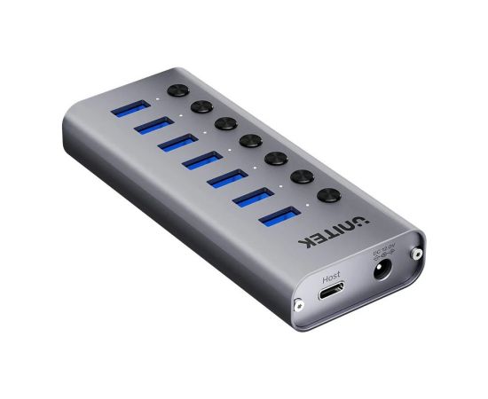 UNITEK HUB USB-A 7-IN-1 WITH SWITCHES