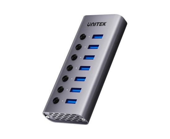 UNITEK HUB USB-A 7-IN-1 WITH SWITCHES