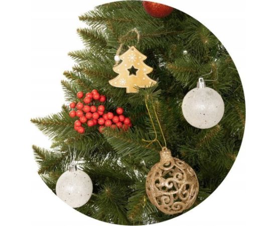 Lean Artificial Christmas Tree Natural Spruce 180 cm