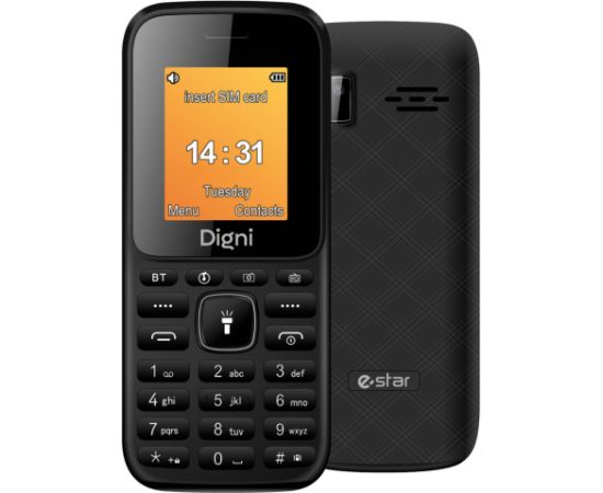 eSTAR Digni Mini Phone Dual SIM Black  Black