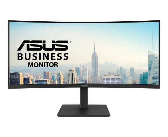 ASUS VA34VCPSR monitor komputerowy 86,4 cm (34") 3440 x 1440 px Wide Quad HD LCD Czarny