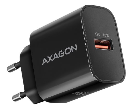 AXAGON ACU-QC18 wall charger 1x QC3.0/AFC/FCP/SMART, 18W, black