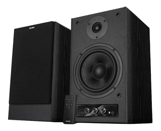 SVEN MC-30 2x100W; Timbre and volume front control; Digital optical Input; Remote control; Bluetooth