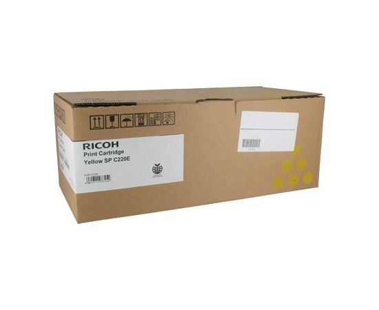 Ricoh SP C220E (407643) (406106) (406055) (406768) Toner Cartridge, Yellow