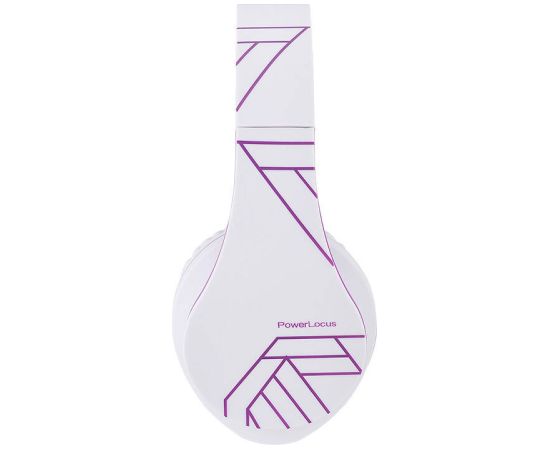 Wireless Headphones PowerLocus P2 (white-purple)