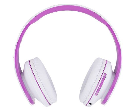 Wireless Headphones PowerLocus P2 (white-purple)