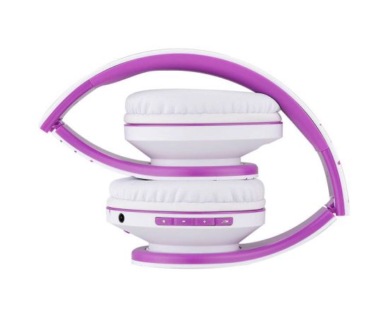 Wireless Headphones PowerLocus P2 (white-purple)