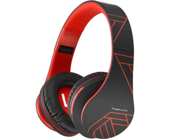 Wireless Headphones PowerLocus P2 (black-red)