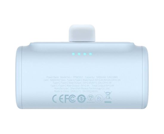 Powerbank baseus Compact USB-C 5000mAh, 20W (blue)