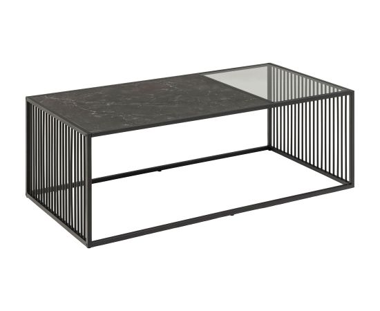 Coffee table STRINGTON 120x60xH40cm, black