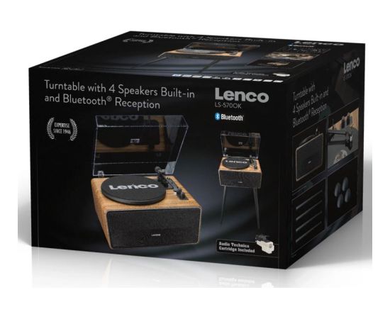 Turntable Lenco with 4 legs and integreated speakers