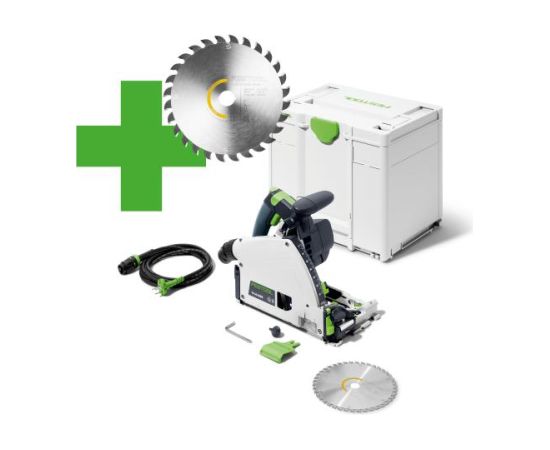 Iegremdējamais ripzāģis Festool TS 60 K-PLUS MASTER EDITION