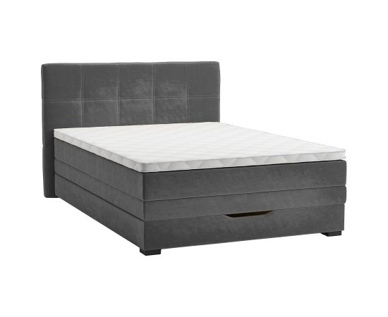 Continental bed JEEP 120x200cm, grey