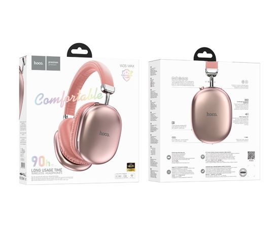 Wireless headphones Hoco W35 Max pink