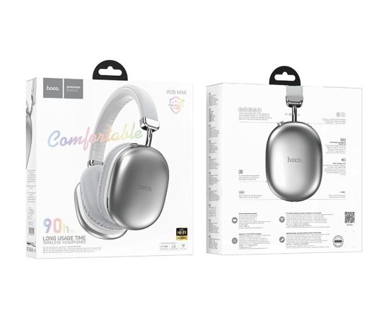 Wireless headphones Hoco W35 Max silver