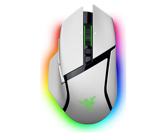 Razer Basilisk V3 Pro 35K, balta - Bezvadu datorpele