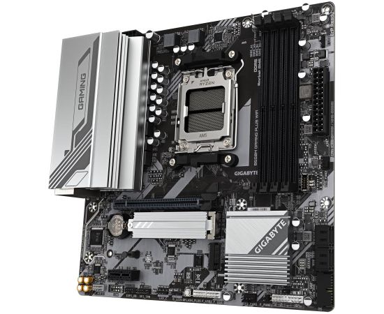 Mainboard GIGABYTE AMD B650 SAM5 Micro-ATX Memory DDR5 Memory slots 4 1xPCI-Express 1x 1xPCI-Express 16x 1xM.2 1xHDMI 2xDisplayPort 2xUSB 2.0 3xUSB 3.2 1xUSB-C 1xPS/2 B650MGAMINGPLUSWF1.1