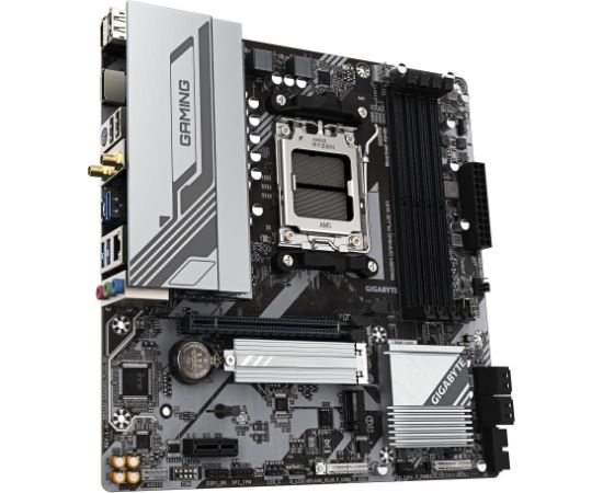 Mainboard GIGABYTE AMD B650 SAM5 Micro-ATX Memory DDR5 Memory slots 4 1xPCI-Express 1x 1xPCI-Express 16x 1xM.2 1xHDMI 2xDisplayPort 2xUSB 2.0 3xUSB 3.2 1xUSB-C 1xPS/2 B650MGAMINGPLUSWF1.1