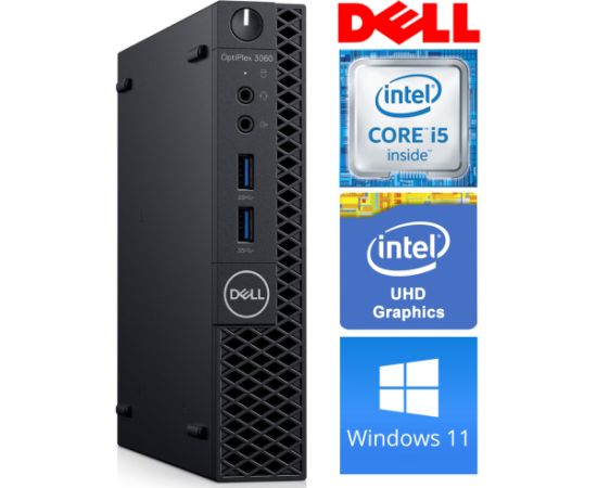 DELL 3060 Micro i5-8500T 8GB 512SSD M.2 NVME WIN11Pro