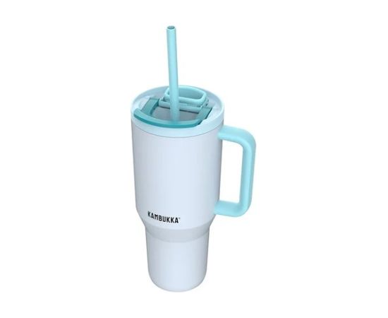 Thermal mug with telescopic straw Kambukka Rio Tumbler 950ml Frosty Coconut