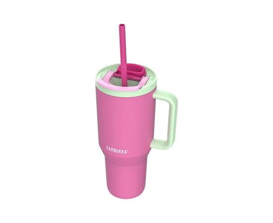 Thermal mug with telescopic straw Kambukka Rio Tumbler 950ml Bubblegum Mint