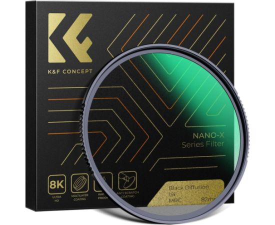 K&f Concept 82mm Nano-X Black Mist 1/4 фильтр