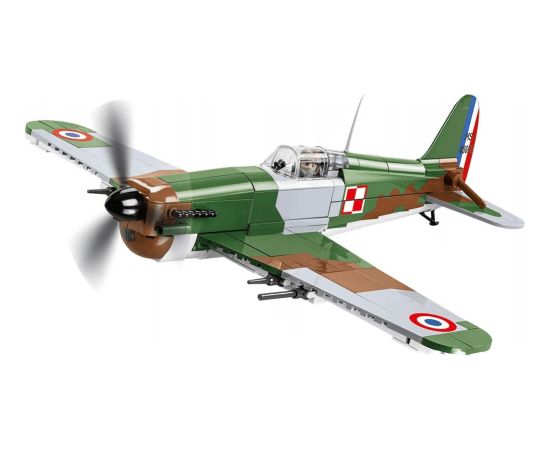 Cobi Historical Collection WWII Samolot myśliwski Morane-Saulnier MS.406 (5724)