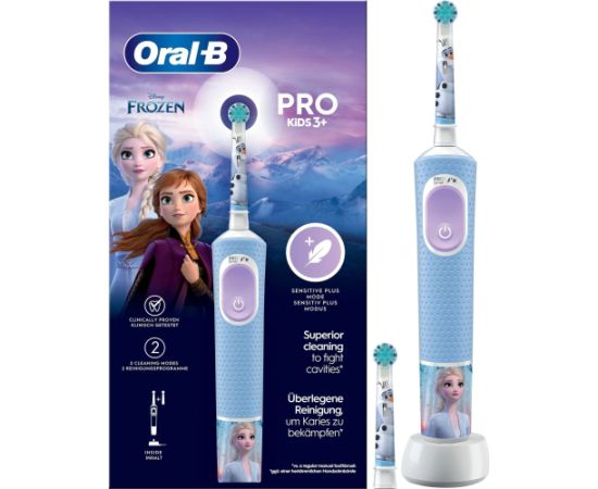 Oral-B Pro Kids Dziecko Obrotowo-pulsacyjna szczoteczka do zębów Jasny Niebieski