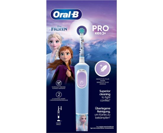 Oral-B Pro Kids Dziecko Obrotowo-pulsacyjna szczoteczka do zębów Jasny Niebieski