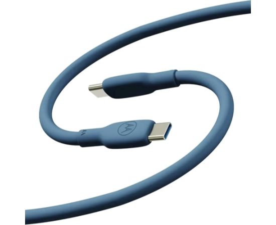 Motorola Silicone Cable C-C 5A 2m, Blue