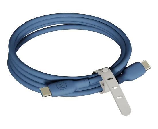 Motorola Silicone Cable C-C 5A 2m, Blue