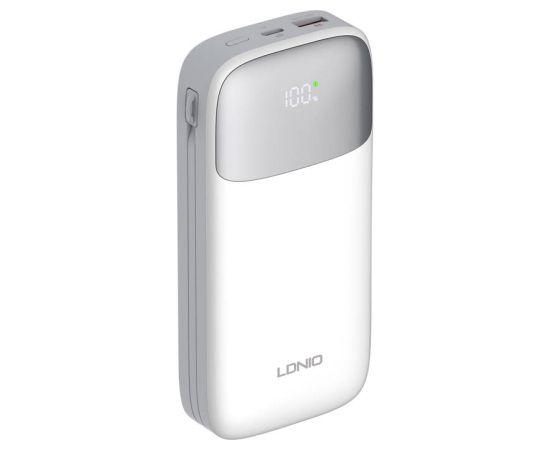 Powerbank LDNIO PQ20 22.5W 20000mAh USB-C, lightning (biały)