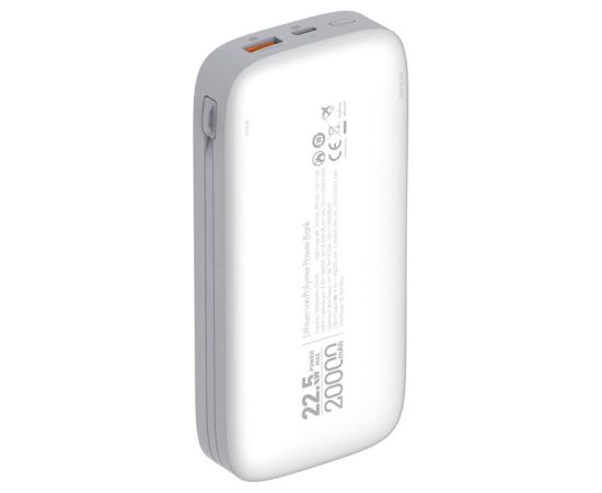 Powerbank LDNIO PQ20 22.5W 20000mAh USB-C, lightning (biały)