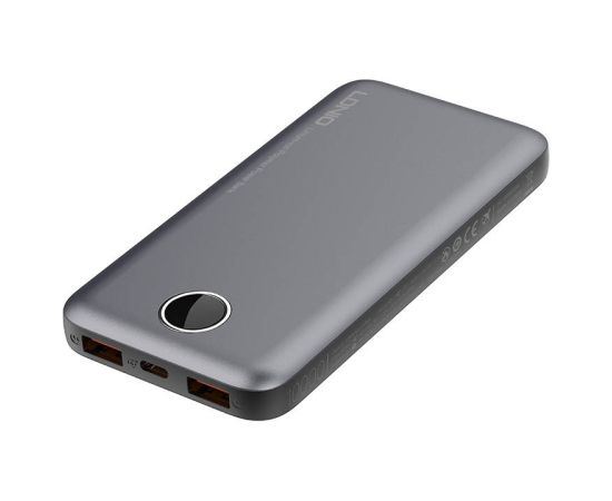 Powerbank LDNIO PQ10, 2xUSB, 22.5W, 10000mah (Grey)