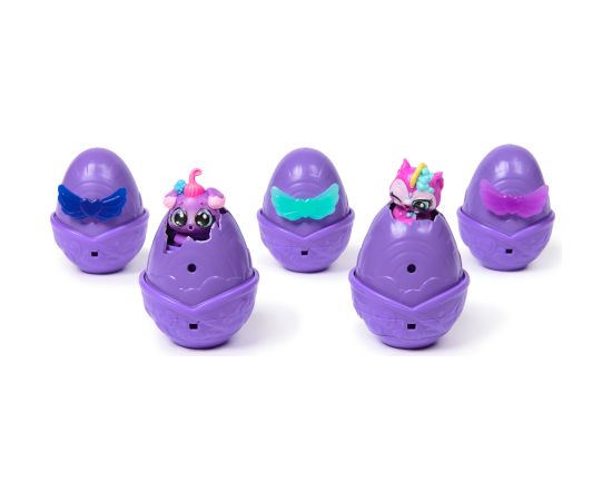 HATCHIMALS Alive Rotaļu komplekts Neona varavīksnes krāsu olas kastītē