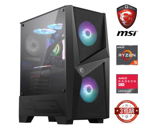 MDD Ryzen 5 5600G 16GB 1TB SSD RX580 8GB Windows 11