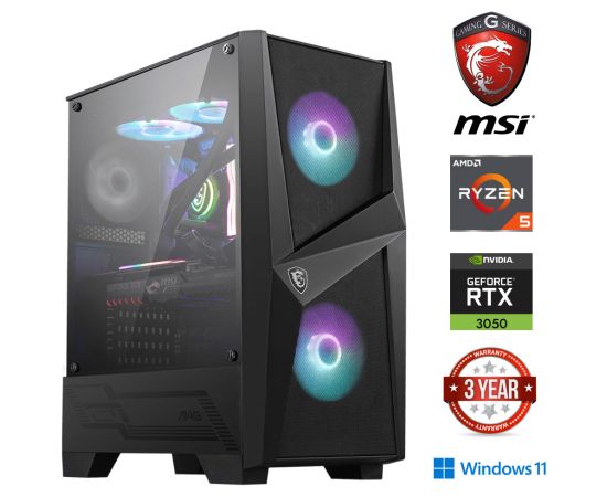 MDD Ryzen 5 5600G 32GB 1TB SSD RX580 8GB Windows 11