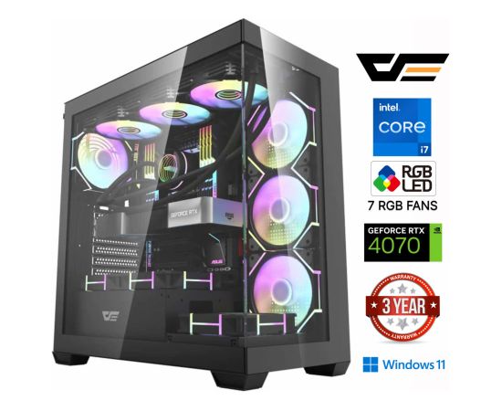 MDD i7-12700F 8GB 512GB SSD 1TB HDD RTX 4070 12GB Windows 11