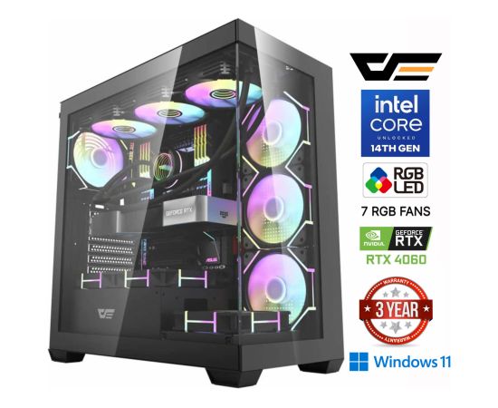 MDD Core i5-14400F 32GB 512GB SSD 1TB HDD RTX 4060 8GB Windows 11