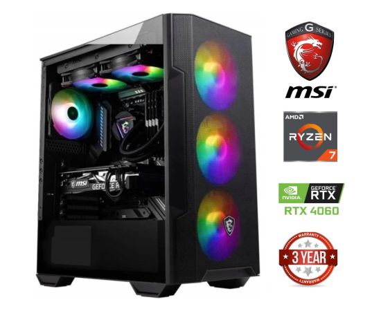 MDD Ryzen 7 5700G 16GB 512GB SSD RTX 4060 NoOs