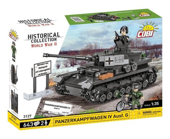 Klocki Panzerkampfwagen IV Ausf. G 643 klocków Cobi Klocki