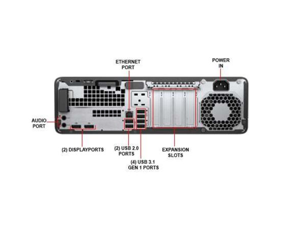 HP EliteDesk 800 G3 SFF i5-6500 16GB 512GB SSD Windows 10 Pro