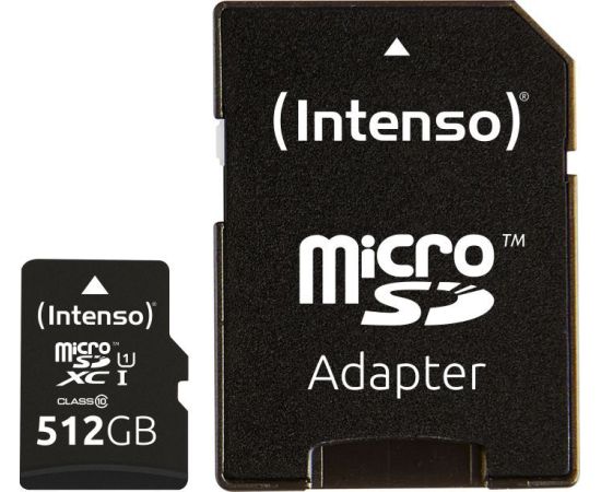 Intenso microSDXC Cards    512GB Class 10 UHS-I Premium