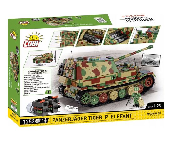 Cobi Klocki Panzerjager Tiger (P) Elefant