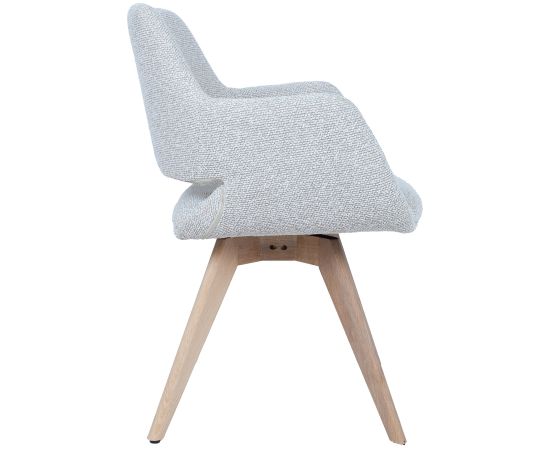 Chair MONA swivel, light beige