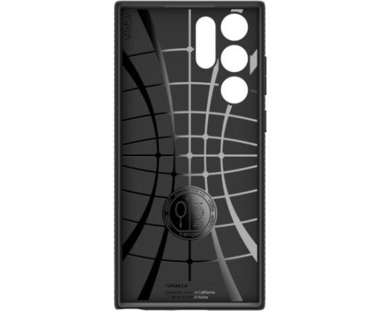 SPIGEN Liquid Air ACS03915 korpuss priekš Samsung Galaxy S22 Ultra - Matēts melns