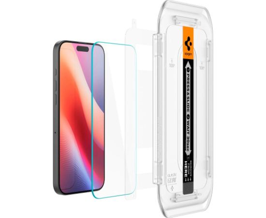 Spigen Glas.tR EZ Fit rūdīts stikls iPhone 16 Pro - 2 gab.