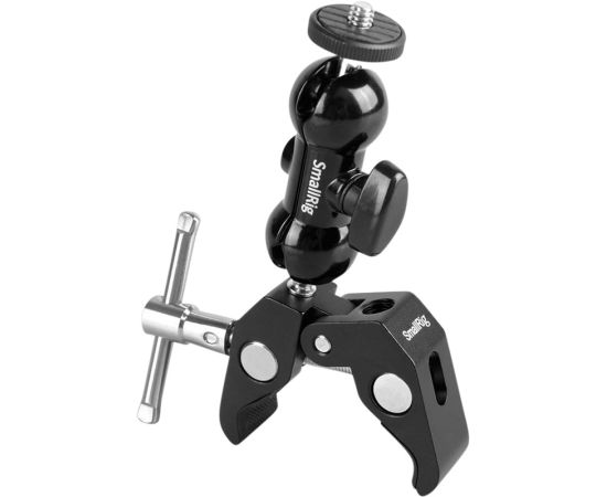 Stiprinājums sporta kamerām  SmallRig 1138 Double BallHead w/Clamp & 1/4" Screw