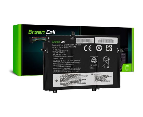 Green Cell Battery L17L3P52 11 1V 4100mAh for Lenovo ThinkPad L480 L580 L14