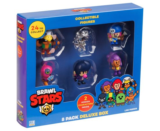 P.m.i. Kids World BRAWL STARS S1 FIGURES - 8 PACK DELUXE BOX VER.A